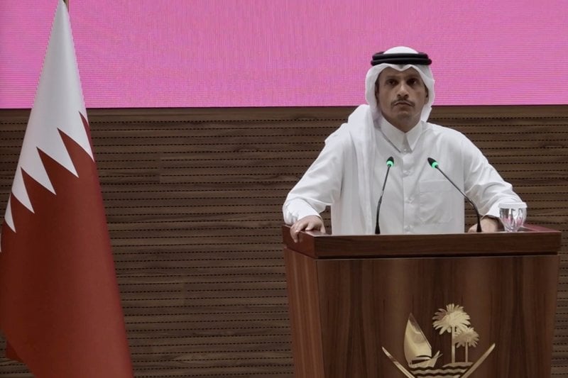 Qatars premiärminister Mohammed bin Abdulrahman bin al-Thani. Arkivbild.