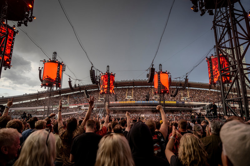 Ullevi var slutsålt inför Metallicas första spelning.