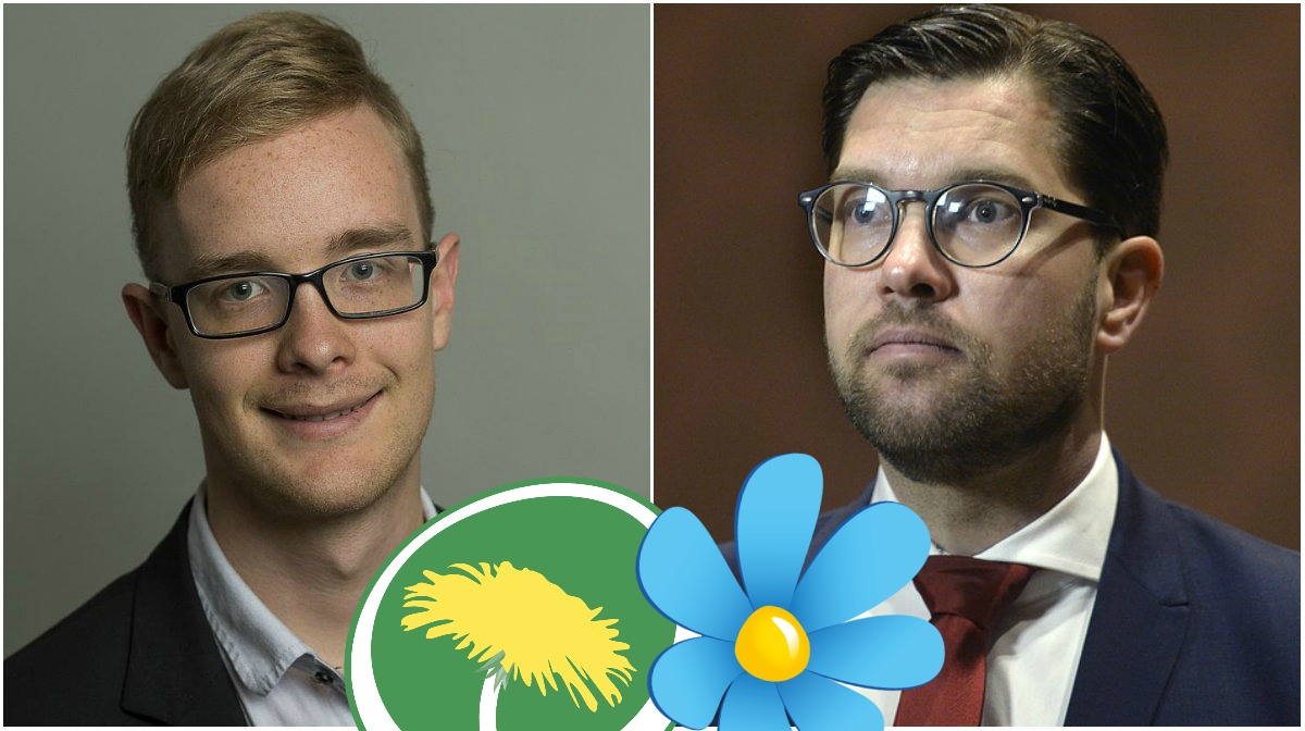 Anders Schröder, Facebook, Miljöpartiet, Sverigedemokraterna, Klipp