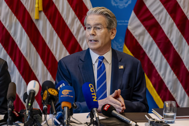 Scott Bessent. Foto: Jean-Christophe Bott/AP/TT Scott Bessent. Foto: Jean-Christophe Bott/AP/TT