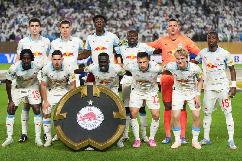 Fotbollslaget FC Red Bull Salzburg under klubblags-VM i USA som spelades under sommaren.