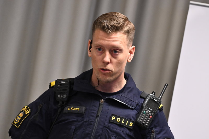 Daniel Klang, polisinsatschef.