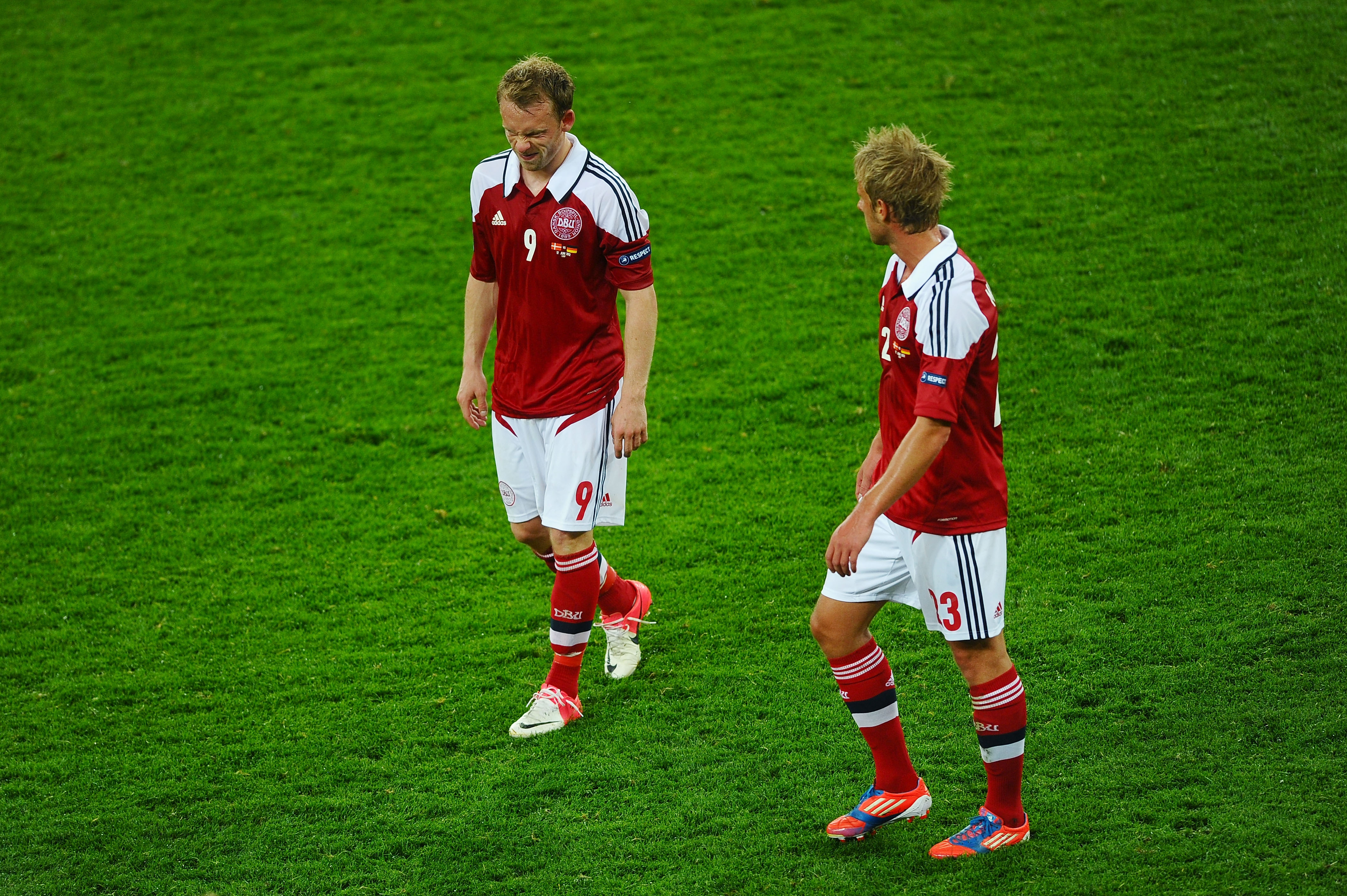 Krohn–Dehli gjorde Danmarks mål i 1–2-förlusten mot Tyskland i går kväll.
