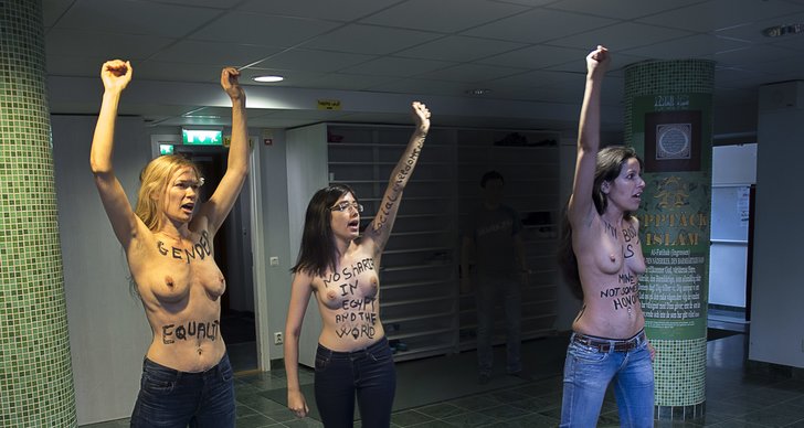 FEMEN, Stockholmsmoskén, Stockholm
