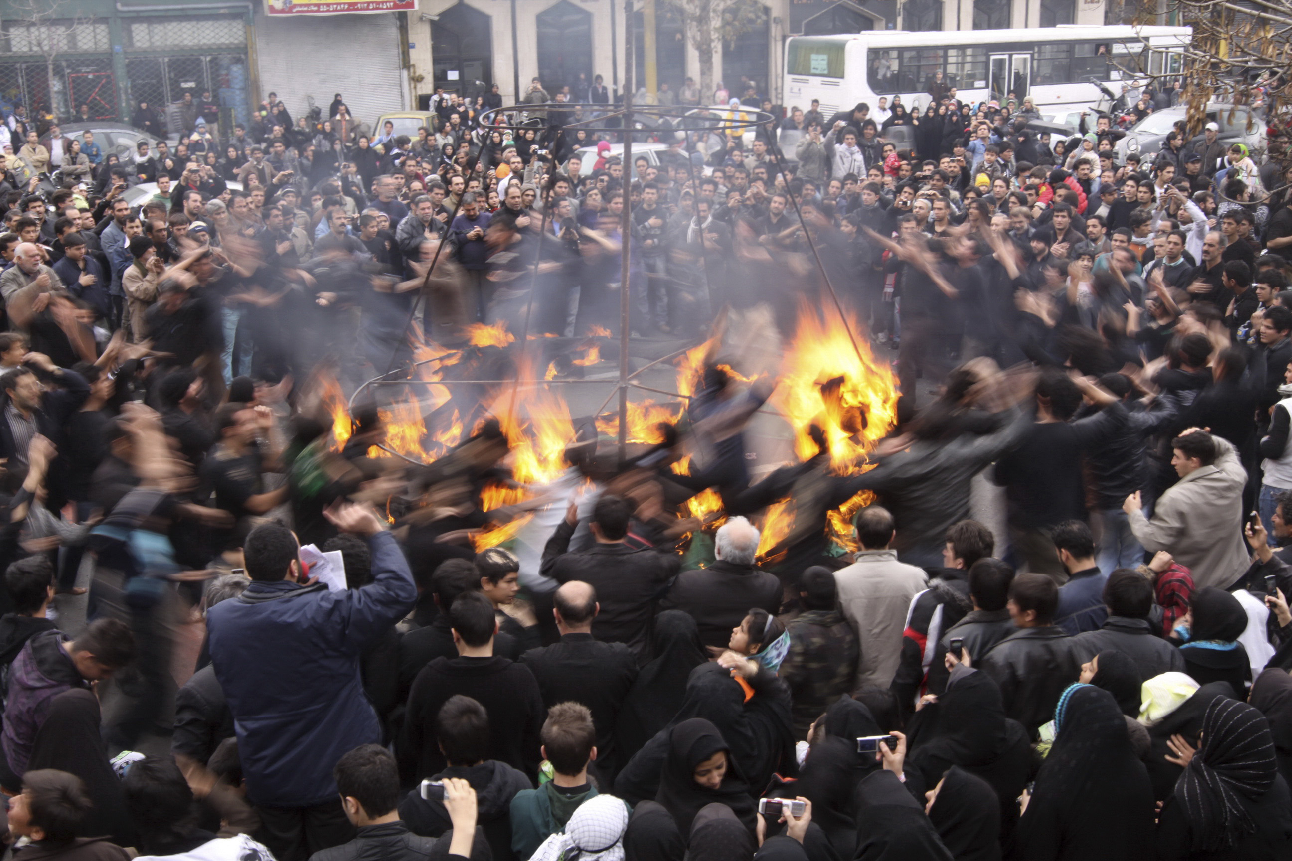 Protester, Konflikt, Mahmoud Ahmadinejad, Studentdagen, Iran, Teheran