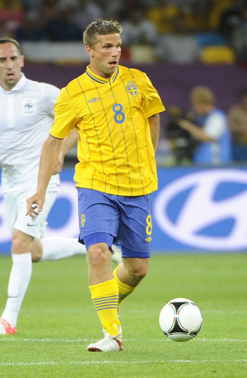 Anders Svensson fortsätter i landslaget till Hamrténs stora glädje. 