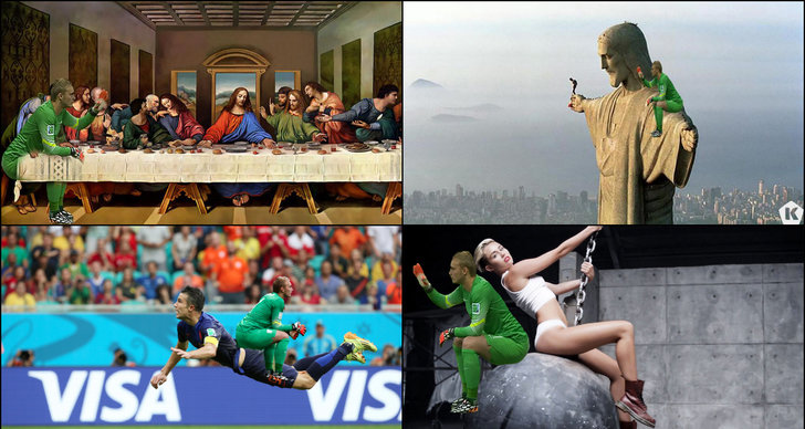 Brasilien, VM, Fotboll, Jasper Cillessen, Meme, Holland