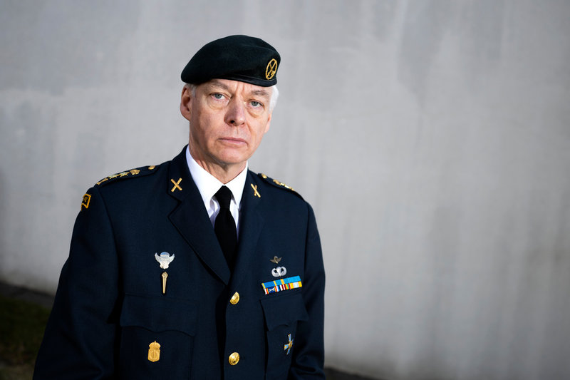 Joakim Paasikivi, överstelöjtnant och lärare i militärstrategi vid Försvarshögskolan. Arkivbild.