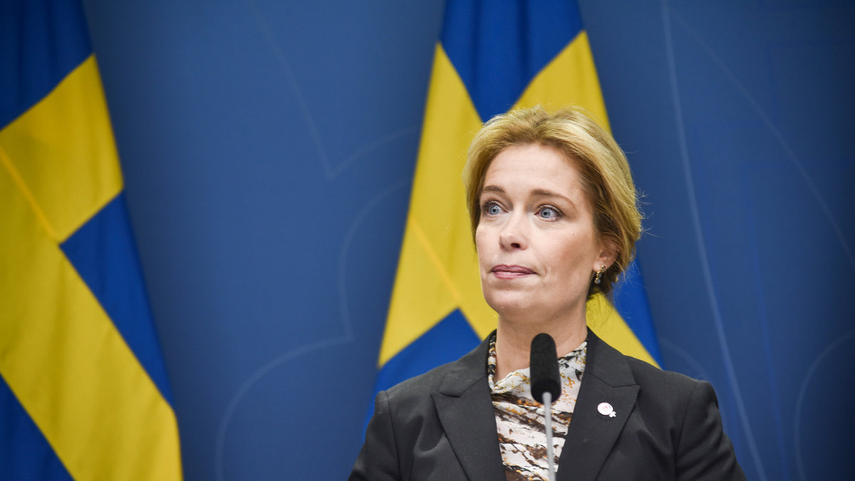 Klimat- och miljöminister Annika Strandhäll KU-anmäls för kritik av SVT-journalist. Arkivbild.