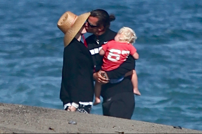Rockstjärnan Gwen Stefani lever numer ett tillbakadraget liv som småbarnsmorsa. Här är hon med Gavin Rossdale. 