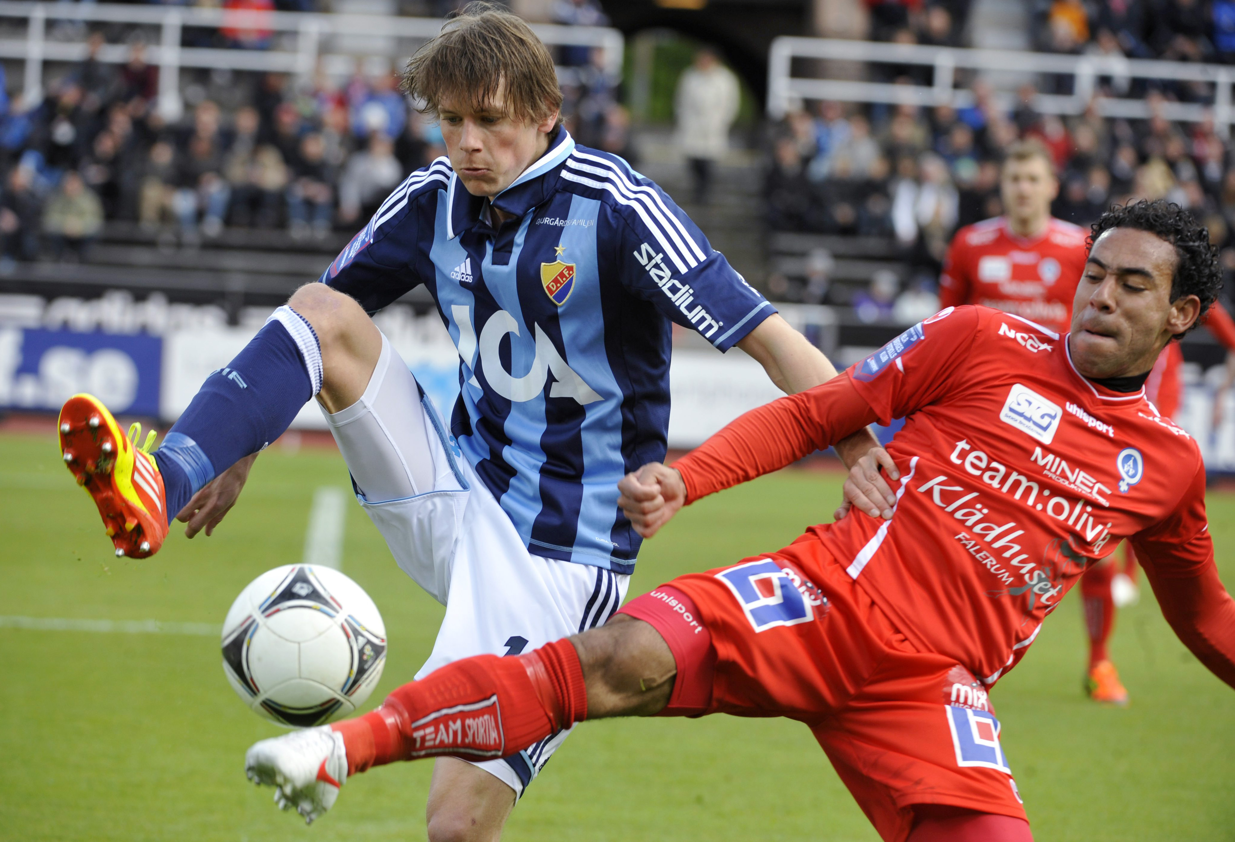 Kasper Hämäläinens Djurgården och Bruno Marinhos Åtvidaberg spelade oavgjort på Stockholms Stadion.