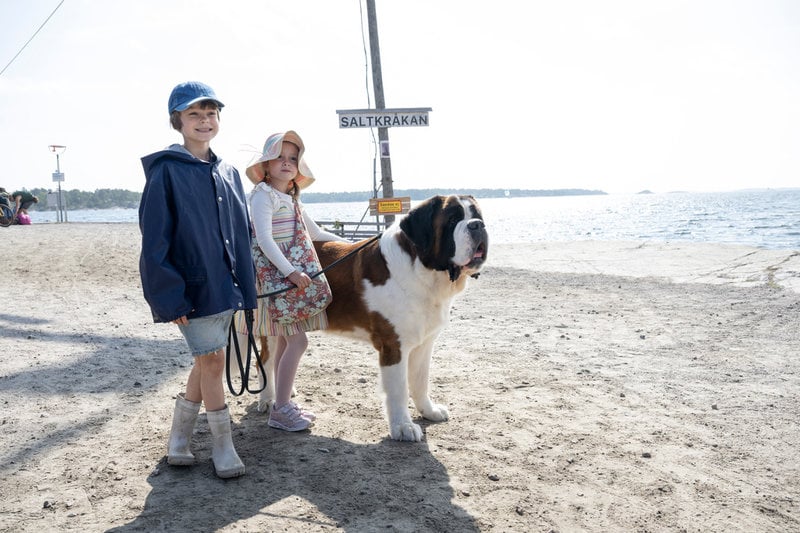 Vega Åhman spelar Tjorven och Lovisa Lindblad är kompisen Stina i nyinspelningen av Astrid Lindgren-klassikern "Vi på Saltkråkan".