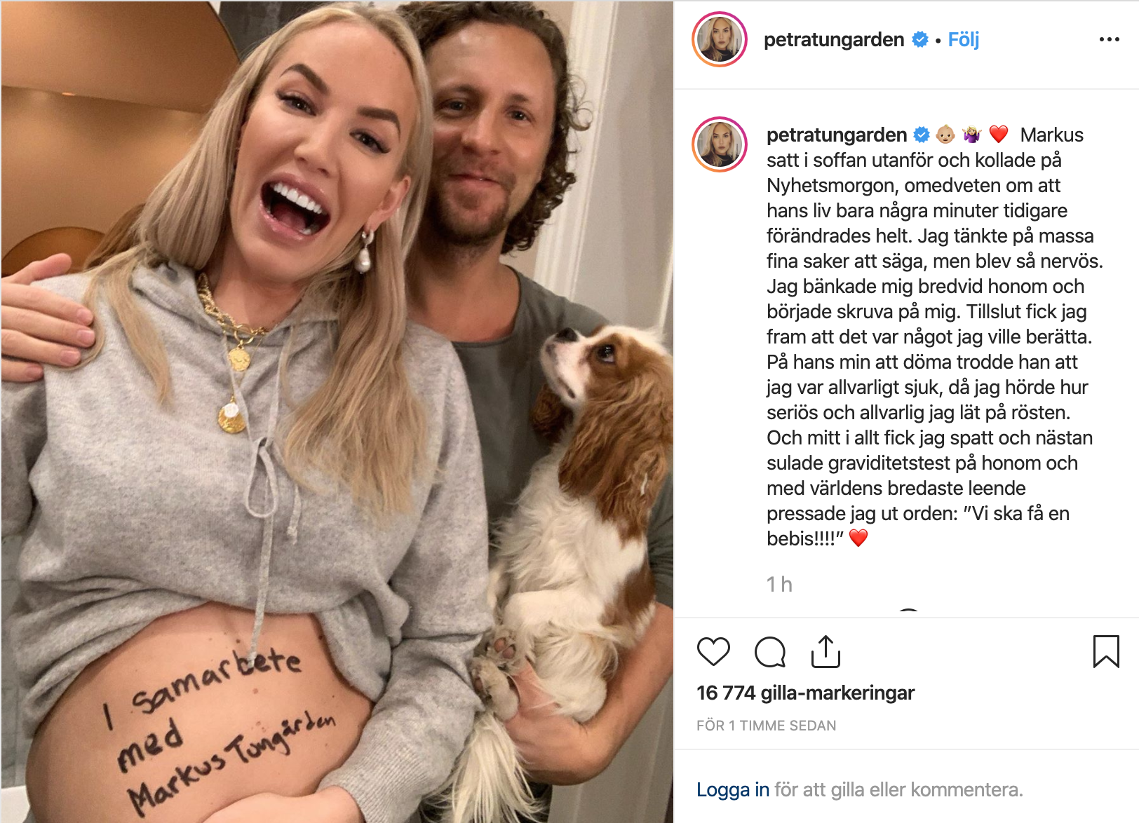 Petra Tungården och Markus Petra Tungården och Markus