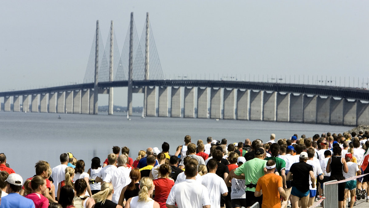 Det senaste Broloppet över Öresundsbron genomfördes 2010. Här en bild från upplagan 2006. Arkivbild.