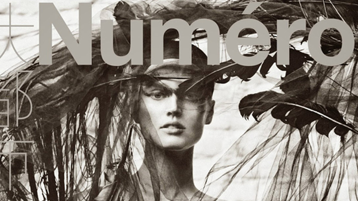  Toni Garrn på omslaget till Numero. 