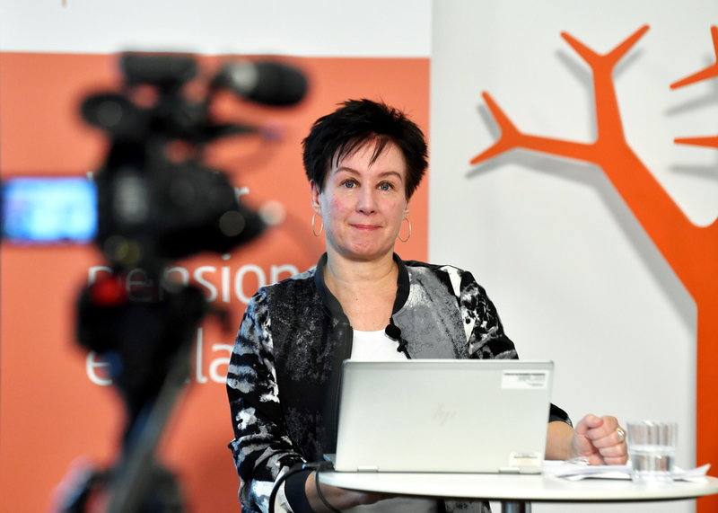 Agneta Claesson, pensionsspecialist vid Pensionsmyndigheten. Arkivbild.