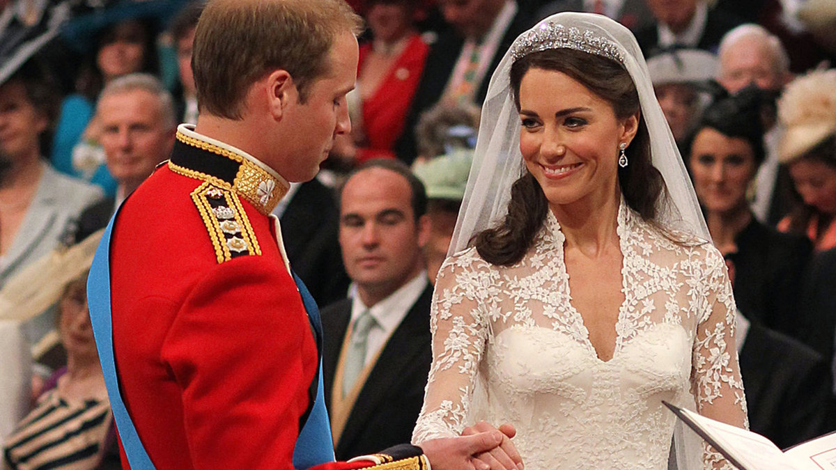 Prins William och Kate Middleton gifte sig med varandra den 29 april 2011. 
