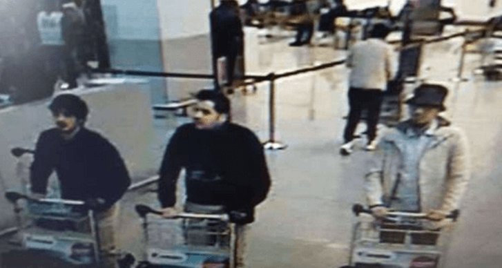 Flygplats, Terrorattack, Bryssel, Bild, Belgien