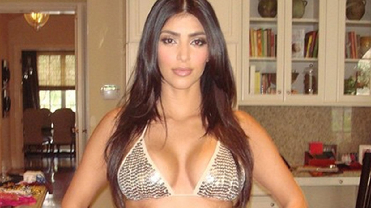 Kim Kardashian bjuder på en throwback. 