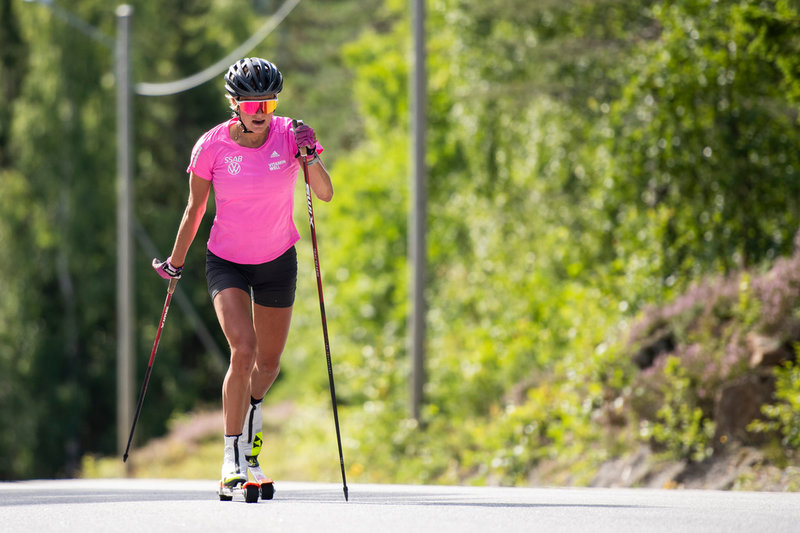 'Jag vill bland annat bli bättre på stakningen', säger Frida Karlsson
