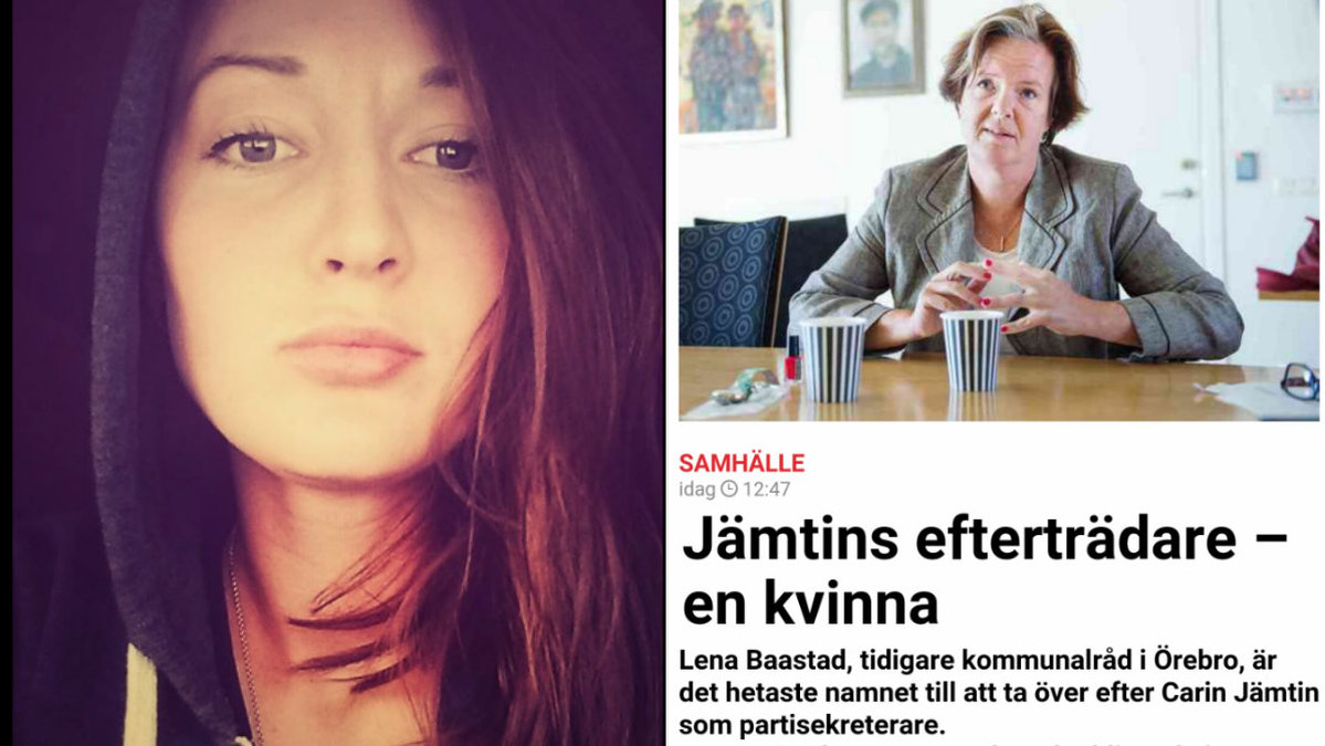 Evelyn Schreiber skriver om Aftonbladets rubriksättning gällande att Lena Baastad bli ny partisekreterare för Socialdemokraterna