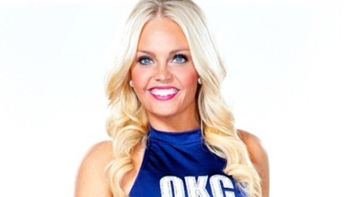 Kelsey har varit cheerleader för Oklahoma City Thunders i tre år. 