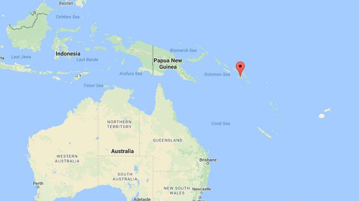 En tsunamivarning har utfärdats efter en jordbävning sju mil utanför Solomonöarna.