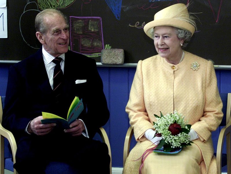 Prins Philip och drottning Elizabeth