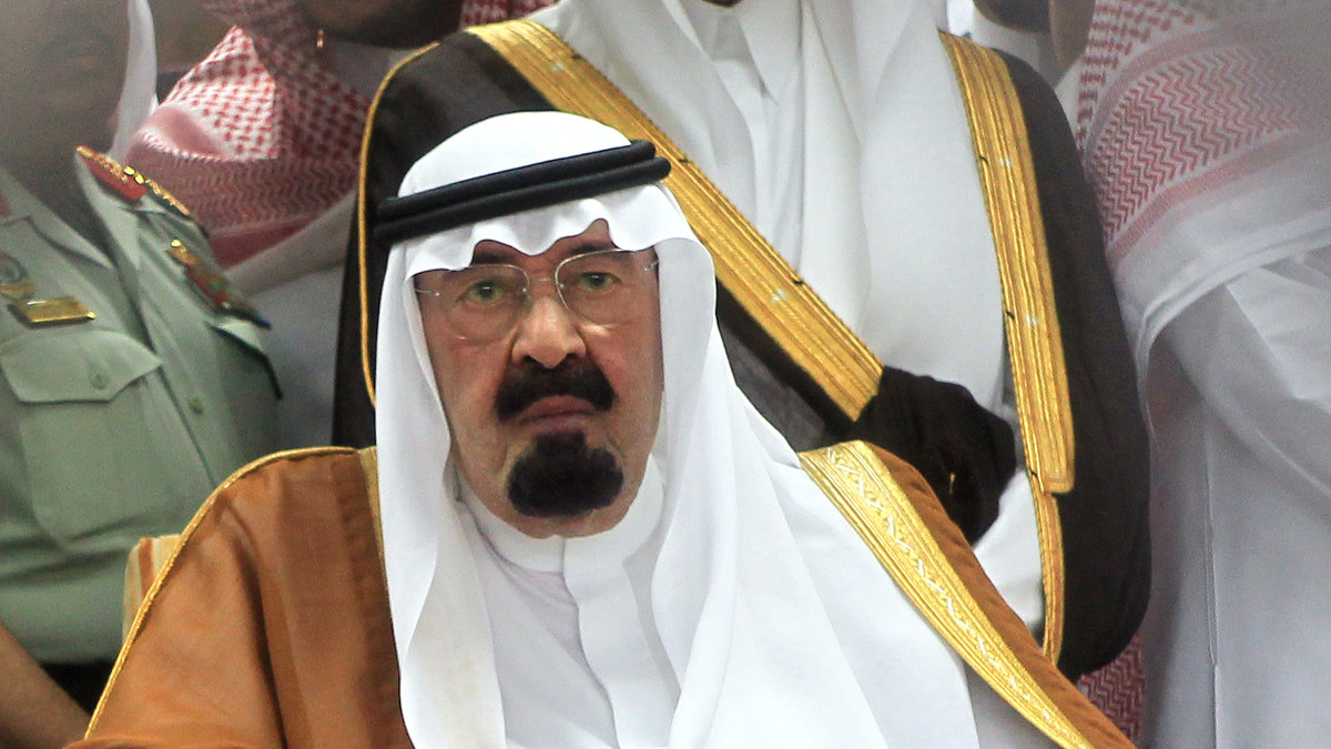 Saudiske diktatorn kung Abdullah finansierade allt.