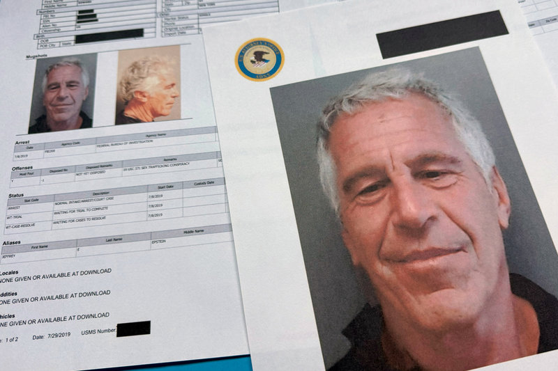 Dokument ur utredningen om finansmannen och sexförbrytaren Jeffrey Epstein.