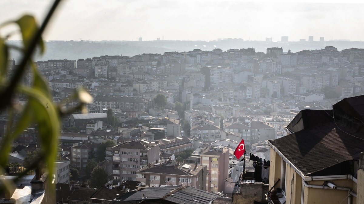 Vy över Istanbul. Arkivbild.