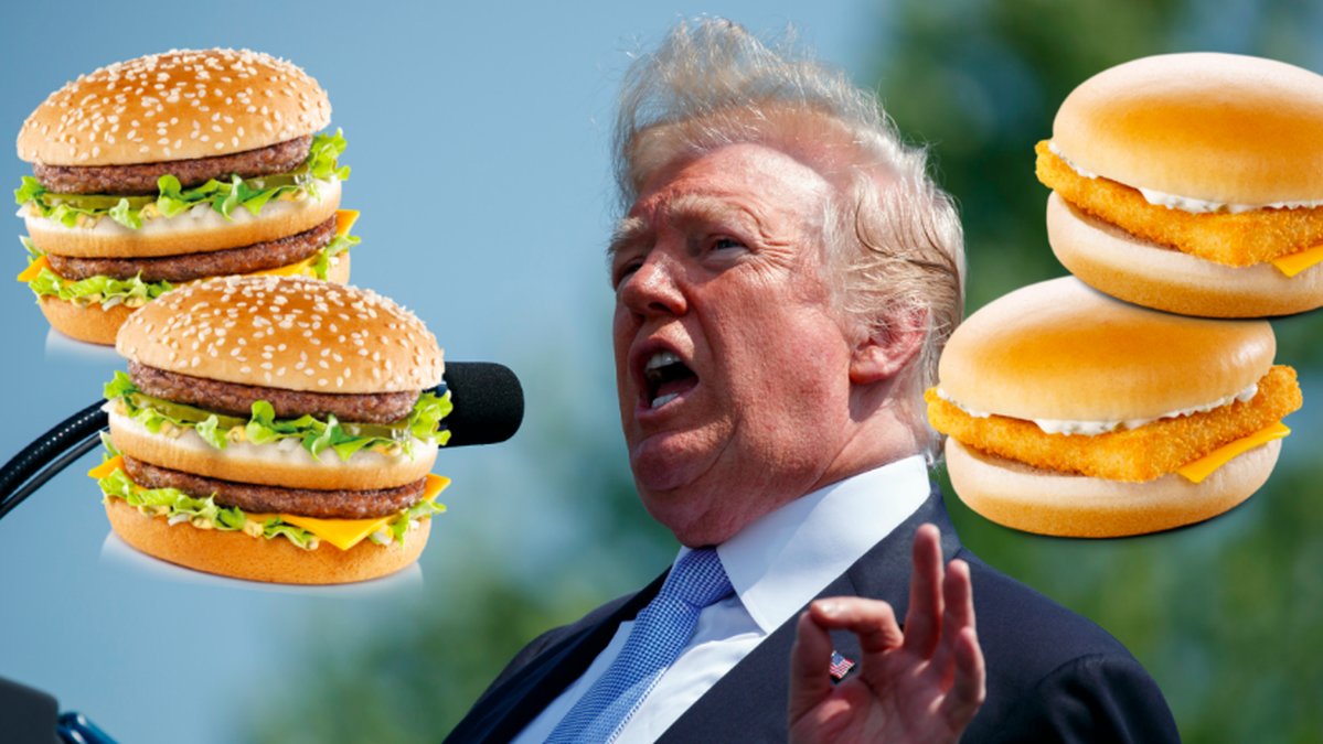 Donald Trumps McDonalds-beställning. 