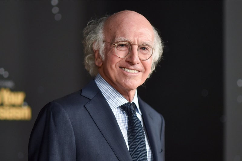 Larry David gör komedi med Obama. Arkivbild.