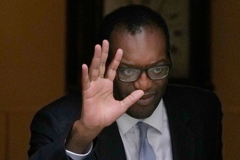 Storbritanniens före detta finansminister Kwasi Kwarteng.