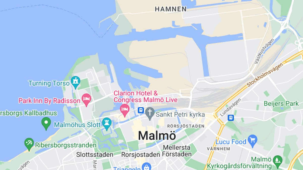 Polisen i Malmö rapporterar om brand