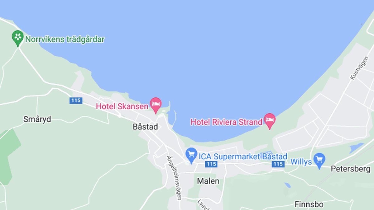 Google maps, Båstad