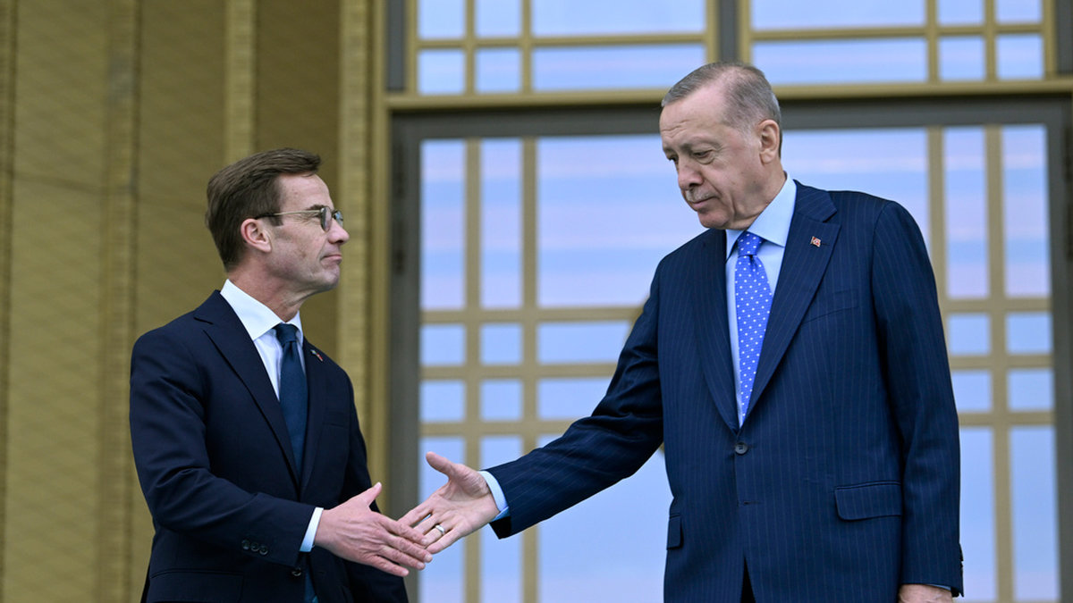 Statsminister Ulf Kristersson (M) träffade Turkiets president Recep Tayyip Erdogan i Ankara i november förra året.