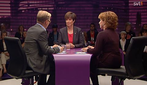 Rödgröna regeringen, Riksdagsvalet 2010, Mona Sahlin, Partiledarutfrågning