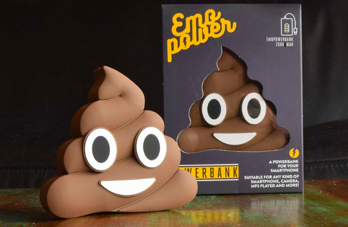 Powerbank i form av emoji Powerbank i form av emoji