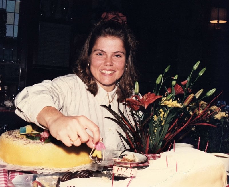 Alpinstjärnan Pernilla Wiberg – bragdguldvinnare 1991. Arkivbild.