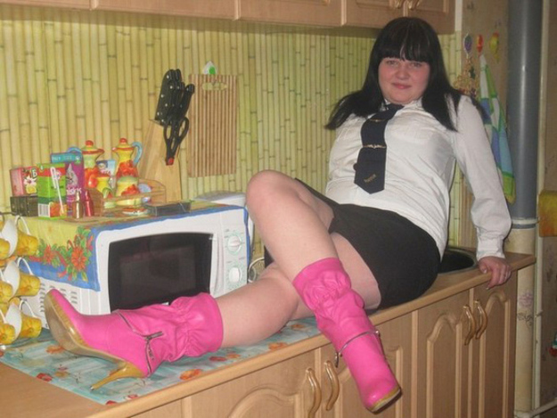 Rosa stövlar ska det va. Rosa stövlar ska det va.