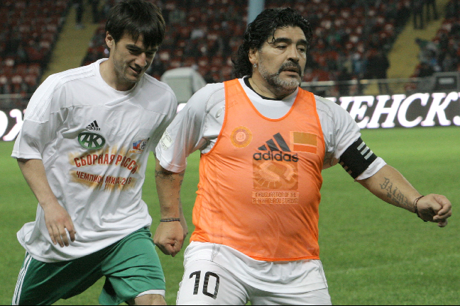 Diego Maradona i farten igen.