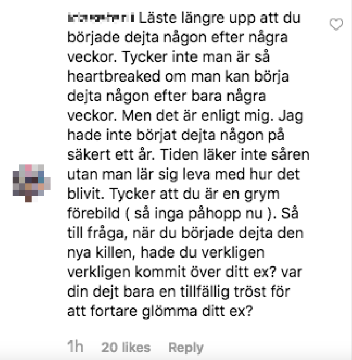 Bild från Biancas kommentarsfält Bild från Biancas kommentarsfält