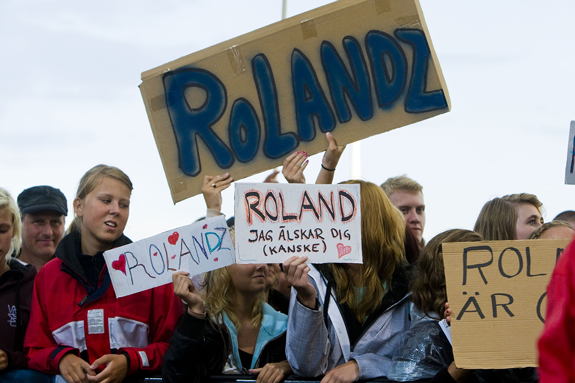 Rolandz på Allsång på Skansen. Rolandz på Allsång på Skansen.