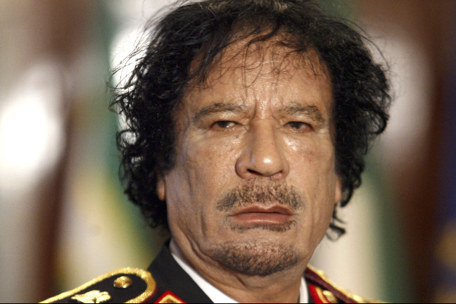 Libyens diktator Muammar Khaddafi dog i oktober i år efter att ha fångats in av rebelltrupperna.