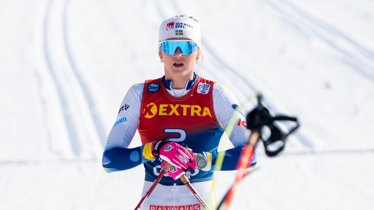 Maja Dahlqvist under Tour de Ski.