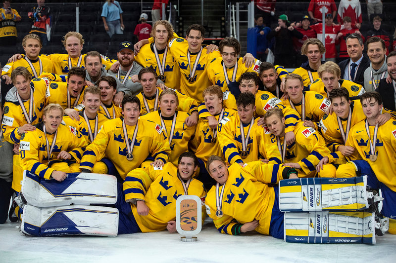 De svenska Juniorkronorna tog brons i JVM i Edmonton.