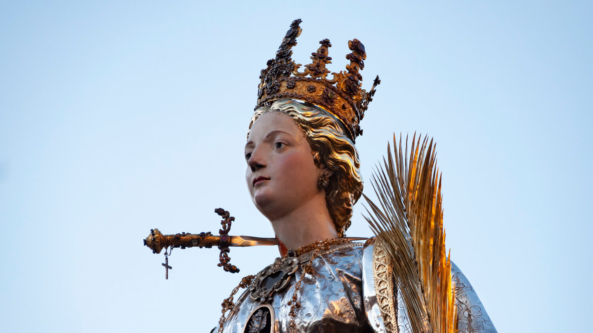 Sankta Lucia staty i Syracusa