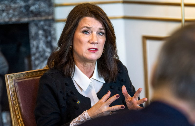 Utrikesminister Ann Linde (S).