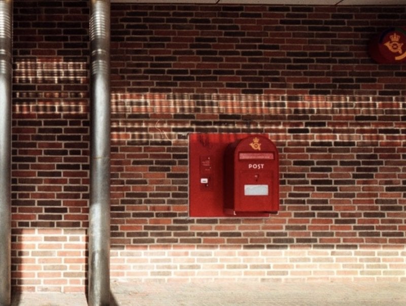 Danmarks klassiska röda brevlåda. Foto: Dan Hansson/TT Danmarks klassiska röda brevlåda. Foto: Dan Hansson/TT